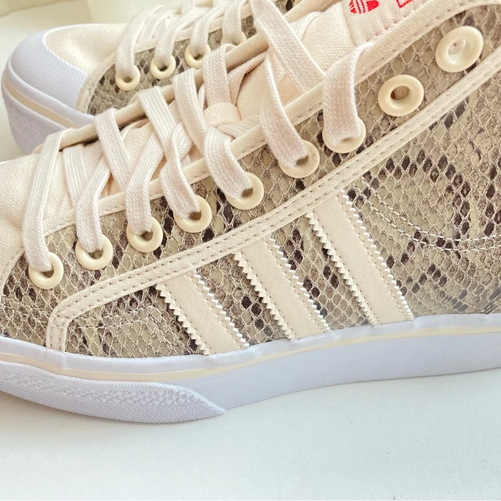 Platform Sneakers Adidas sneakers hi tops sneakers faux snake skin